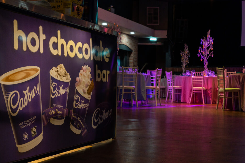 The Cadbury Chocolate Bar in Venue 1 for an Easter Event.